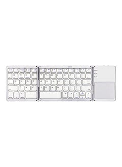 Bluetooth Keyboard With Touchpad For Windows/Android/IOS Silver