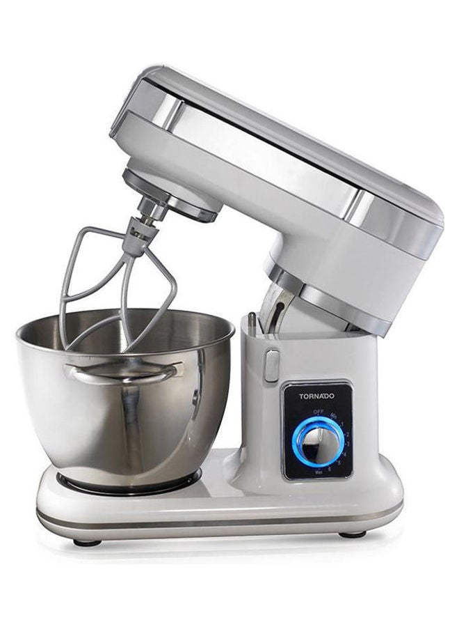 تورنيدو عجان بقدرة 700 وات مع وعاء من الاستانلس ستيل سعة 4.5 لتر 4.5 L 700 W SM-700 فضي