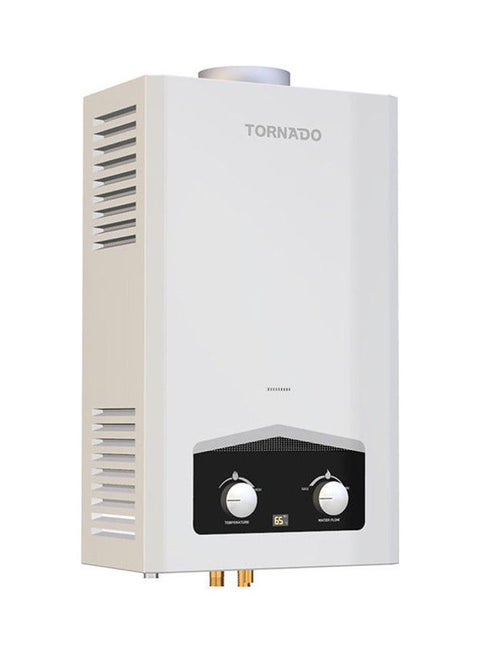 Gas Water Heater With Digital Screen, 6 Liters GHM-C06CNE-W White
