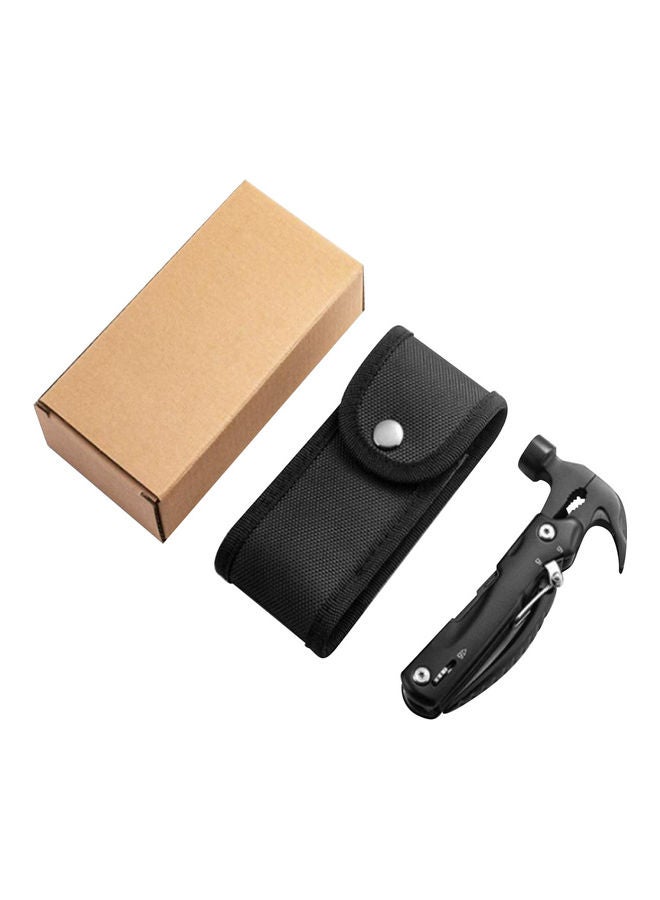 AIWANTO - 12-In-1 Multifunctional Hammer Black/Silver 240grams - Image 1
