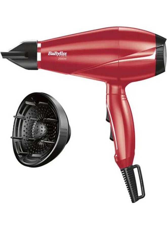 BaByliss 6604 Rpsde Hair Dryer - 2000 W Red