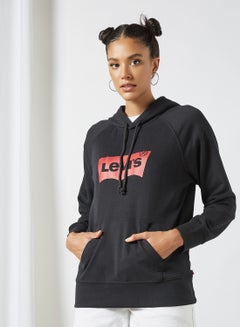 Levi's Graphic Logo Batwing Hoodie Black  - Image 1
