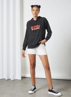 Levi's Graphic Logo Batwing Hoodie Black  - Image 2