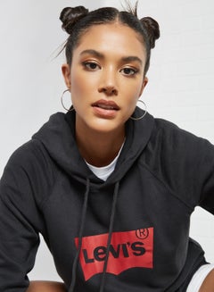 Levi's Graphic Logo Batwing Hoodie Black  - Image 3