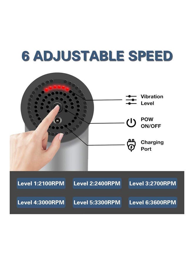 عربست جهاز تدليك محمول باليد للعضلات بتصميم مسدس عميق - Image 3