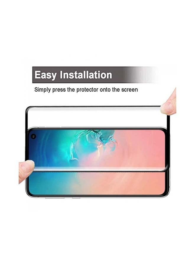 MARGOUN 2 Pack For Samsung Galaxy S10e Clear Screen Protector No Bubble High Definition Clear Film Anti Scratch Anti Dust 3D Tempered Glass Screen Protector Clear  - Image 5