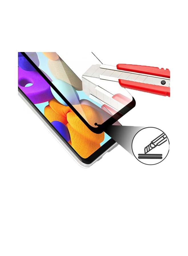 MARGOUN 21D Tempered Glass Screen Protector For Samsung Galaxy A21s 6.5inch Clear - Image 4