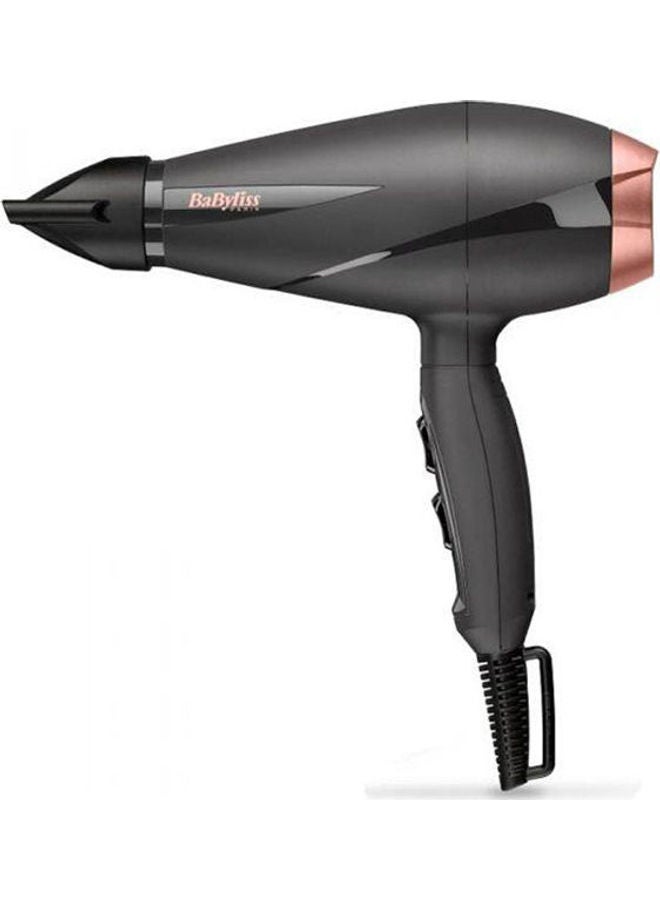babyliss Smooth Pro Hair Dryer 6709De 2100 Watt Black/Rose Gold  - Image 1