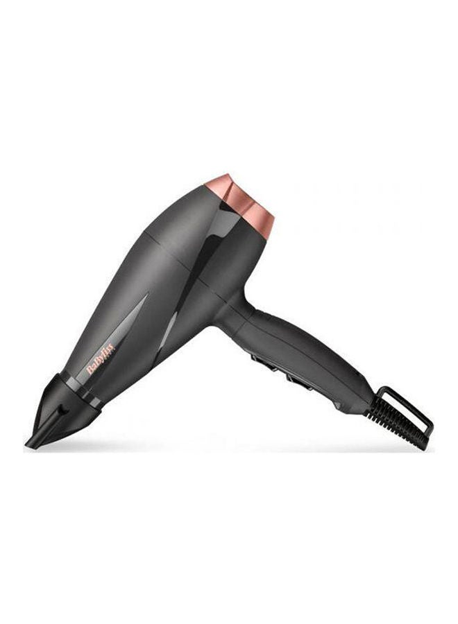 babyliss Smooth Pro Hair Dryer 6709De 2100 Watt Black/Rose Gold  - Image 2