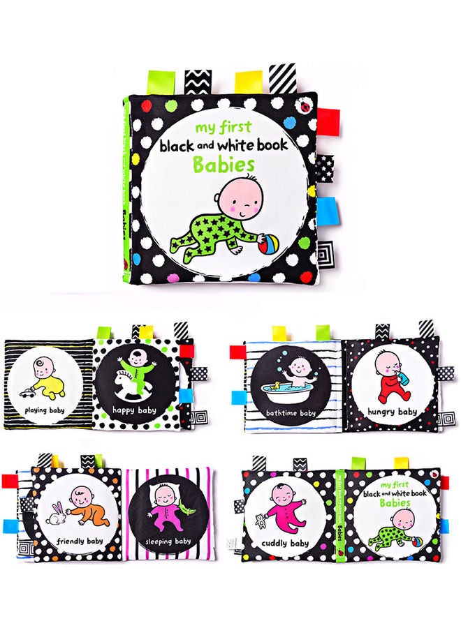 MissTiara 2-Piece Baby Cloth Early Education Soft Book Set 15x 15cm  - Image 5