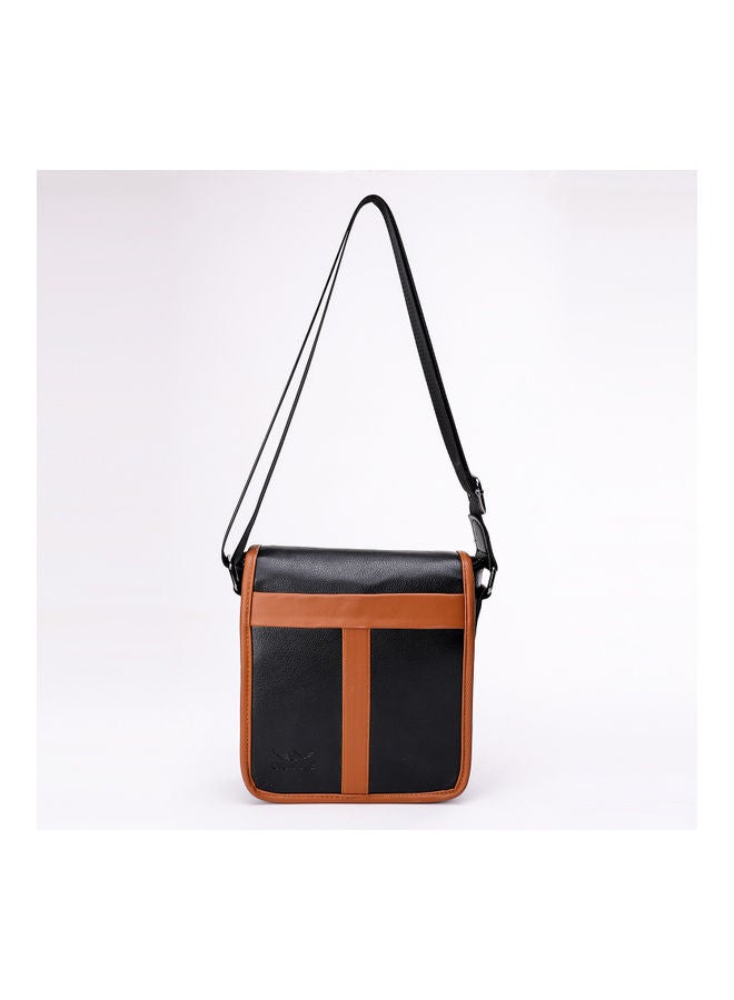 Crossland Adjustable Strap Crossbody Bag Black/Havana - Image 1