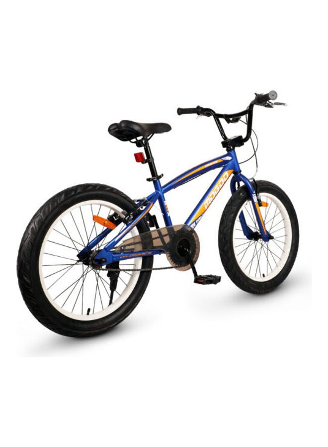 MOGOO Mars 20-Inch Kids Bike | 20-Inch Wheel Size | Adjustable Seat | With Training Wheels | Blue/Yellow Color 20inch - Image 3