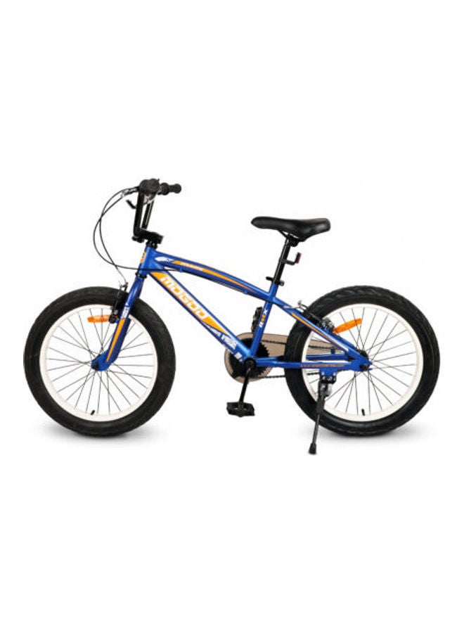 MOGOO Mars 20-Inch Kids Bike | 20-Inch Wheel Size | Adjustable Seat | With Training Wheels | Blue/Yellow Color 20inch - Image 4