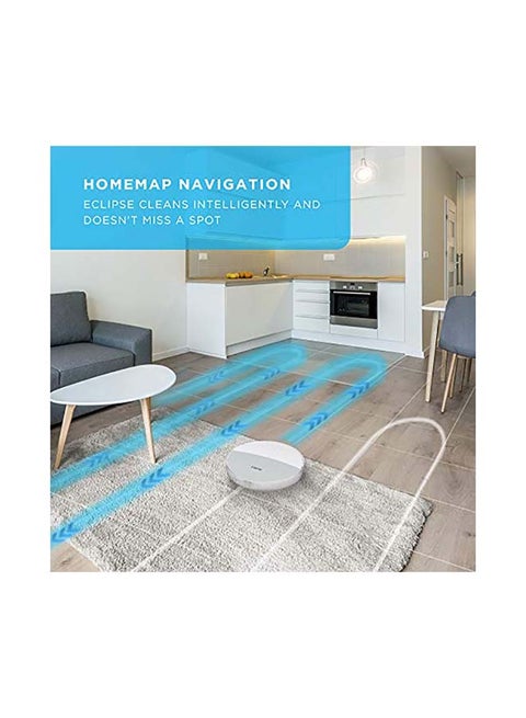 AutoVac 2-in-1 Robot Vacuum And Mopping Enabled Cleaner 100 ml 0 W B08KHD15B2 White