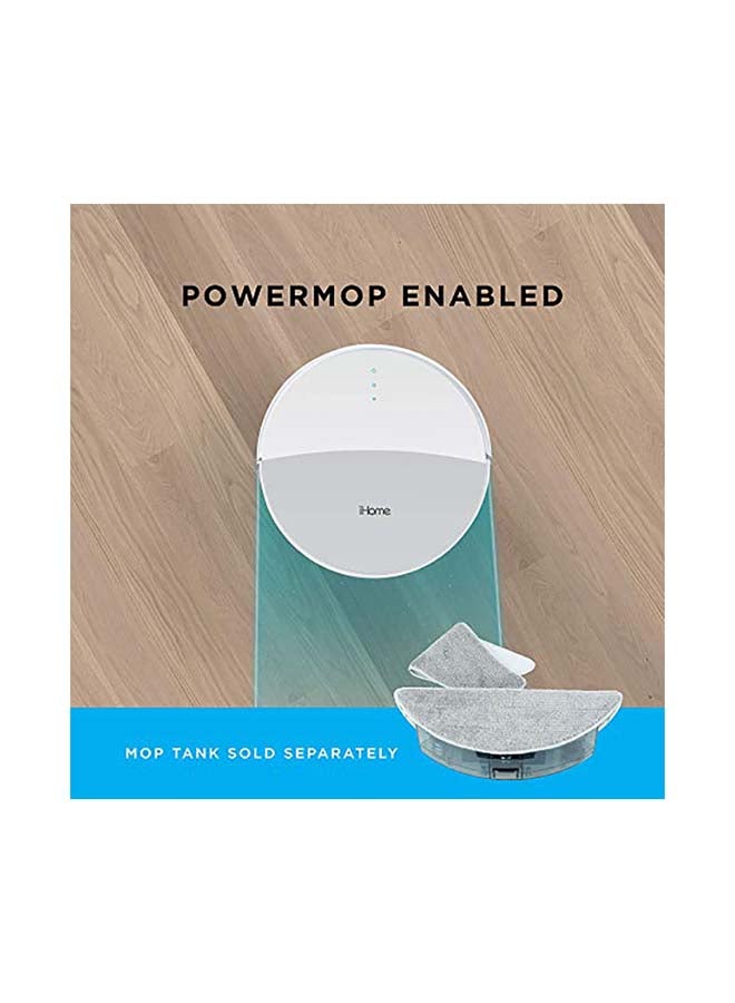iHome - AutoVac 2-in-1 Robot Vacuum And Mopping Enabled Cleaner 100 ml 0 W B08KHD15B2 White - Image 1