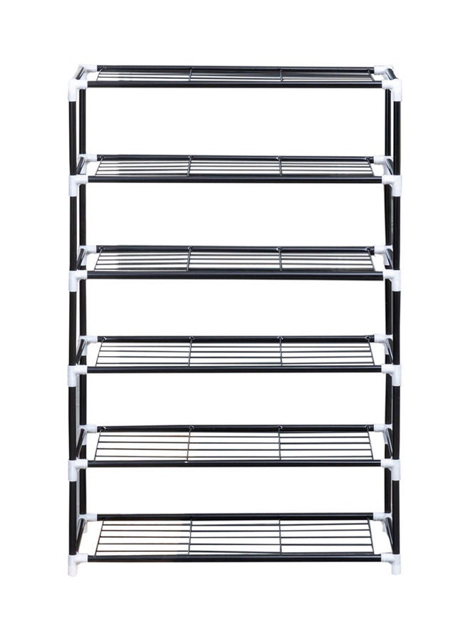 WT-EASYCARE 5-Tier Shoe Cabinet Shelf Closet With Nonwoven Fabric Cover Blue Black/Blue 61x30x89cm  - Image 5