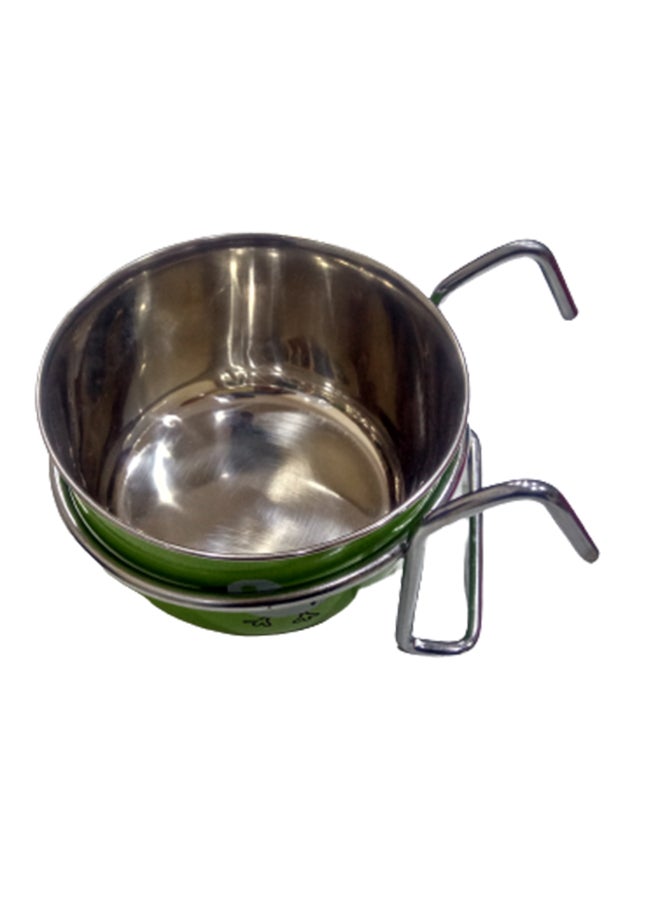 بادو وعاء للطيور من الفولاذ. - Image 2