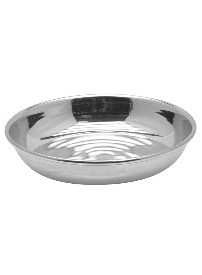 RAJ Halwa Side Plate Silver 10cm  - Image 1