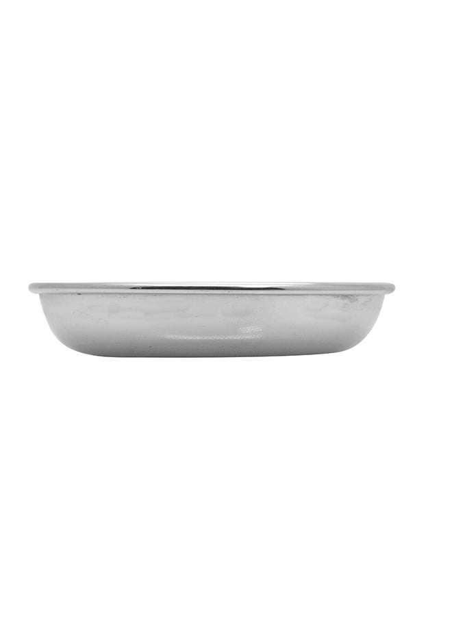 RAJ Halwa Side Plate Silver 10cm  - Image 2