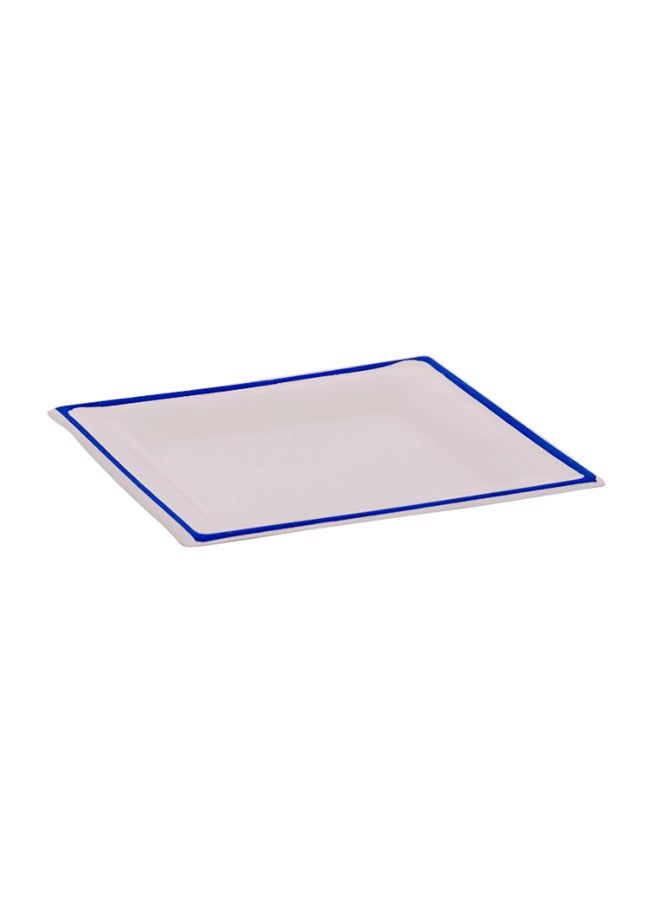 Ecoware Disposable Square Plate Blue 8inch  - Image 2