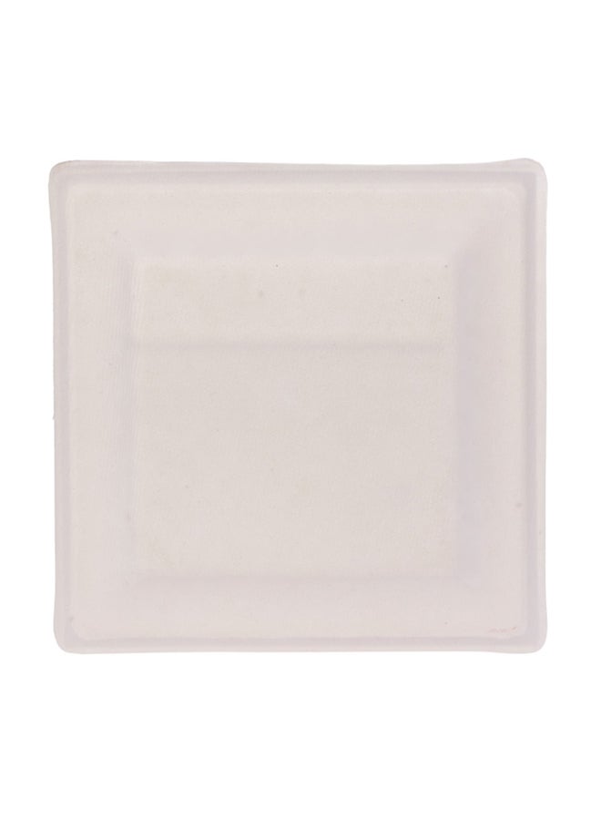 Ecoware Disposable Square Plate Blue 8inch  - Image 3