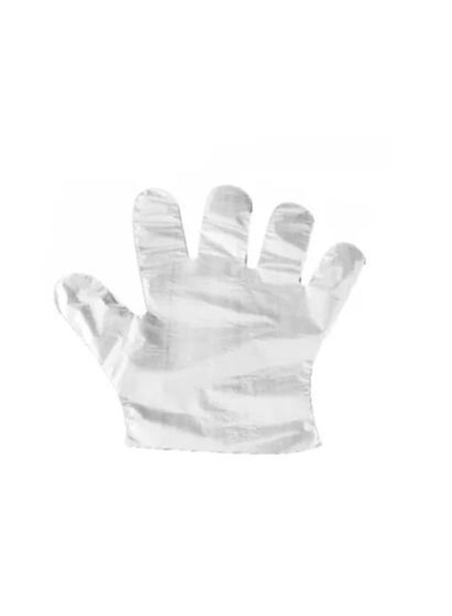 Sweet Home 100-Piece Disposable Plastic Gloves Clear  - Image 2