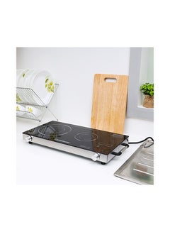 أولسنمارك موقد طبخ يعمل بالأشعة تحت الحمراء من شعلتين 3600 W OMIC2280S أسود  - Image 1