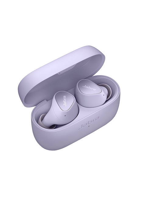 Elite 3 In Ear Wireless Bluetooth Earbuds – Noise Isolating True Wireless Buds with 4 Built-in Microphones for Clear Calls, Rich Bass, Customizable Sound, and Mono Mode Lilac