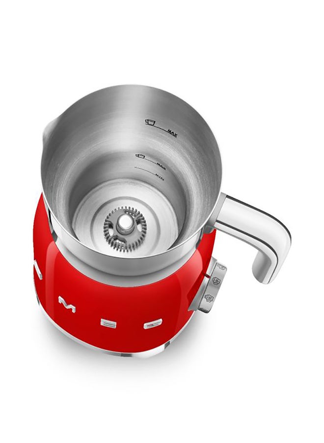 smeg - Retro 50's Style Automatic Milk Frother with 8 Functions 0.5 L 500.0 W MFF01RDUK Red - Image 1