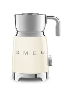 smeg Retro 50's Style Automatic Milk Frother with 8 Functions 0.5 L 500.0 W MFF01CRUK Cream  - Image 1