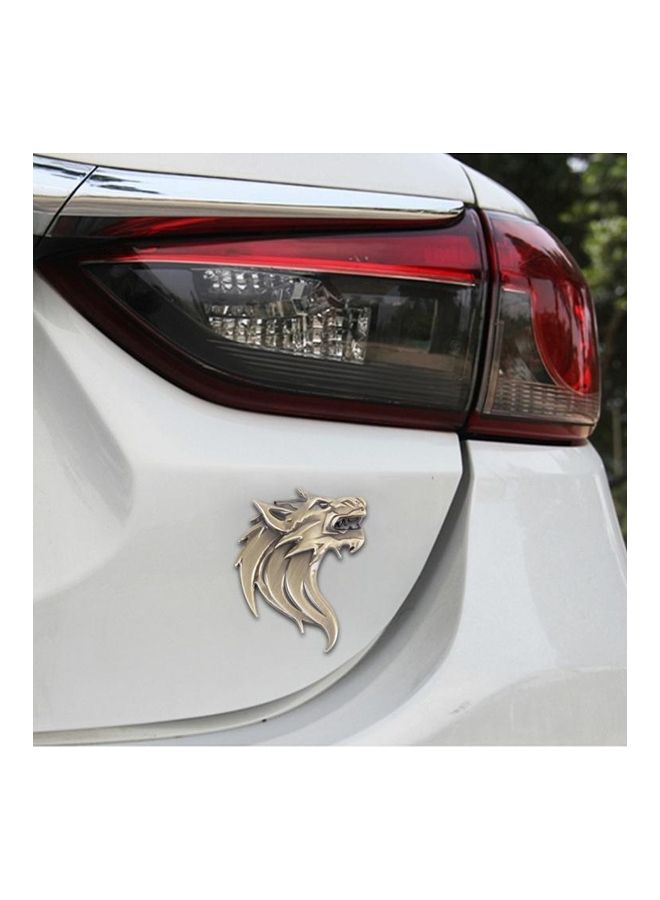 BGM Animal Shape Shining Metal Car Sticker  - Image 2