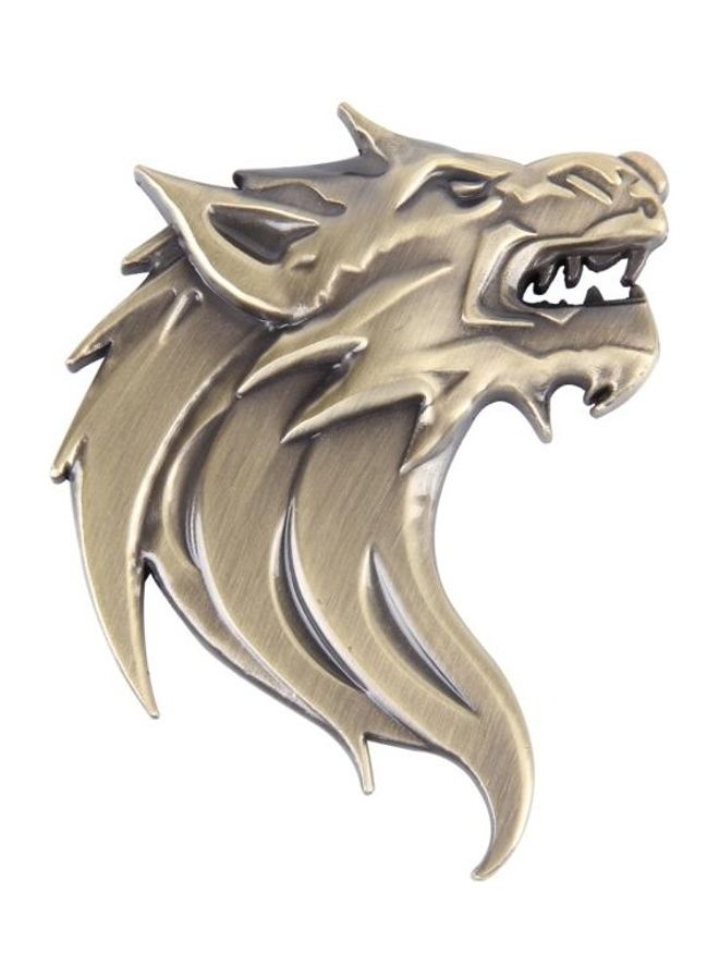 BGM Animal Shape Shining Metal Car Sticker  - Image 1
