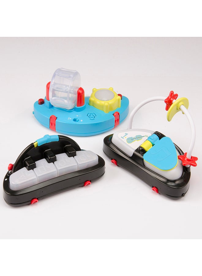 evenflo - Exersaucer Jam Session Jumping Activity Center - White And Blue - Image 1