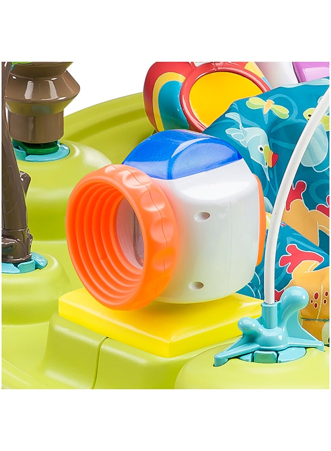 Exersaucer Life In The Amazon Triple Fun Bouncing Activity Saucer - Green