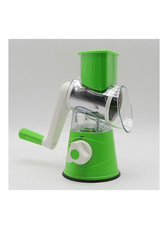 قطاعة فواكه وخضراوات يدوية متعددة الوظائف. أخضر 19x25x12.7سم - Image 2