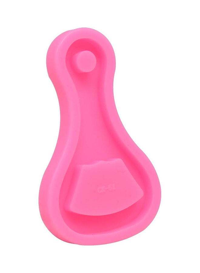 DIY Wine Opener Key Chain Shape Cake Fondant Baking Mold Pink 8.3x4.8x0.9cm - Image 5