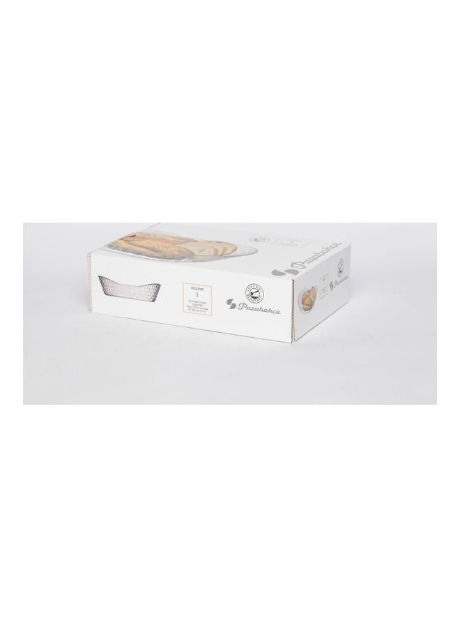 باساباتشي وعاء بيضاوي الشكل. شفاف. 260x70مم - Image 2