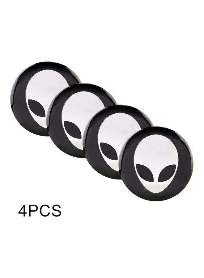 BGM 4-Piece Alien Patterned Car Wheel Sticker - Image 5