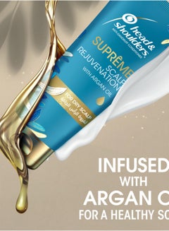 Head & Shoulders Supreme Scalp And Hair Conditioner With Argan Oil For Dry Scalp Rejuvenation 200ml  - Image 3