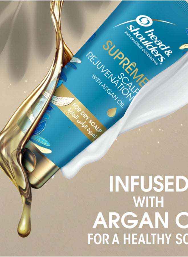 Head & Shoulders - Supreme Scalp And Hair Conditioner With Argan Oil For Dry Scalp Rejuvenation 200ml - Image 1