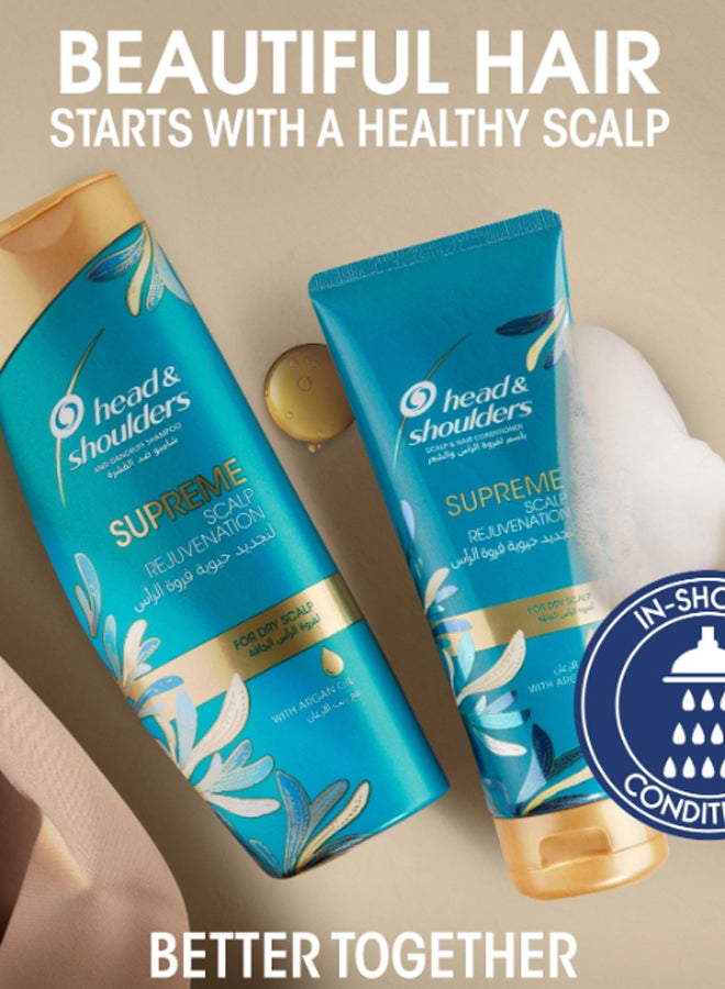 Head & Shoulders - Supreme Scalp And Hair Conditioner With Argan Oil For Dry Scalp Rejuvenation 200ml - Image 1