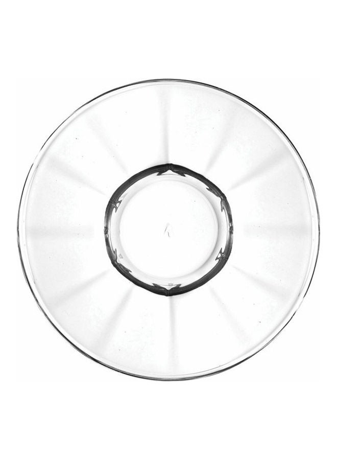 LAV 6-Piece Tea Saucer Set Clear 12.5x2x12.5cm - Image 1
