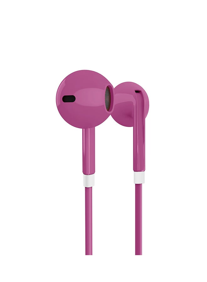 Earphones Bluetooth Style 1  Headphones with Microphone (Bluetooth 5.1, 8h battery, Crystal Clear Sound, Type C) Purple