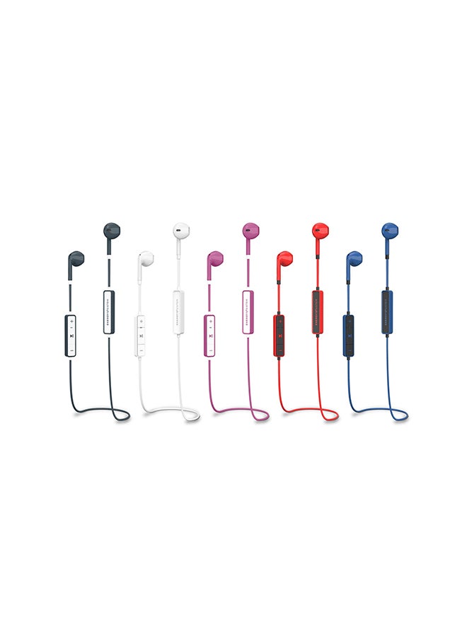 Earphones Bluetooth Style 1  Headphones with Microphone (Bluetooth 5.1, 8h battery, Crystal Clear Sound, Type C) Purple