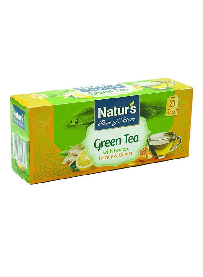 Lemon Honey And Ginger Green Tea 20 Bags 40grams