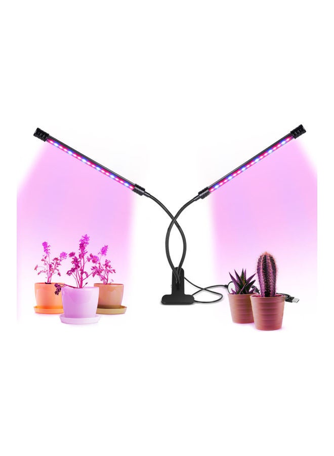 ماركة غير محددة مصباح نمو بـ3 رؤوس إضاءة LED ومؤقت لمدة 4/8/12 ساعة و5 مستويات سطوع أسود 30.00x8.00x12.00سم  - Image 3