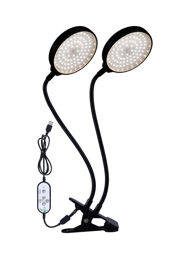 ماركة غير محددة مصباح LED كامل الطيف لنمو النبات بمؤقت 4/8/12 ساعة . أسود 11.22 x3.93بوصة  - Image 1