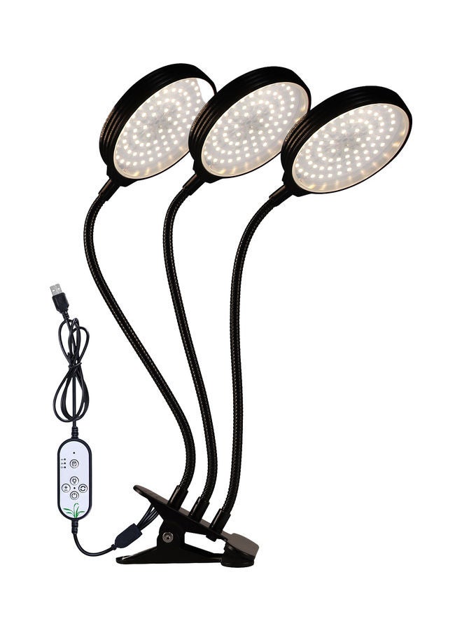 ماركة غير محددة مصباح LED كامل الطيف لنمو الشعر بمؤقت 4/8/12 ساعة. أسود 11.22 x3.93بوصة  - Image 1
