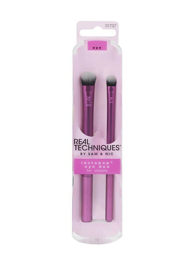 REAL TECHNIQUES - Insta Pop Eye Duo Brush Multicolour - Image 1