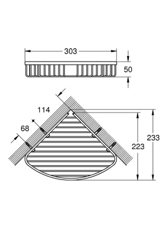 جروهي مصفاة صابون باو كوزموبوليتان بتصميم على شكل أسلاك فضي 233x303سم - Image 2